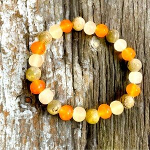 Moonstone, Sunstone & Labradorite bracelet